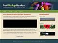 website http://www.freewebpageheaders.com/