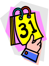 Les calendriers sont en avance !