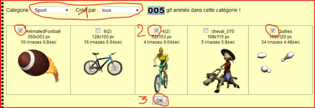 Enregistrer un gif animé