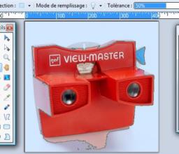 repérage du container Master camera