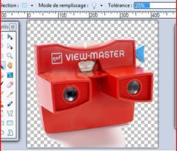 repérage du container Master camera