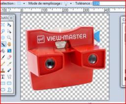 repérage du container Master camera