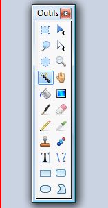 barre d'outils de Paint.Net