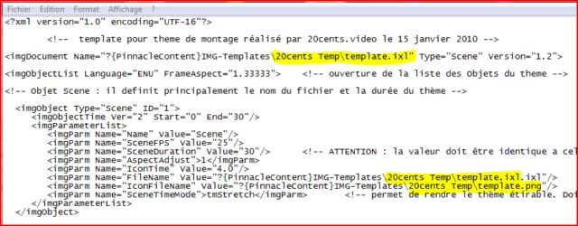 Comment changer le nom et le répertoire du thème de montage !